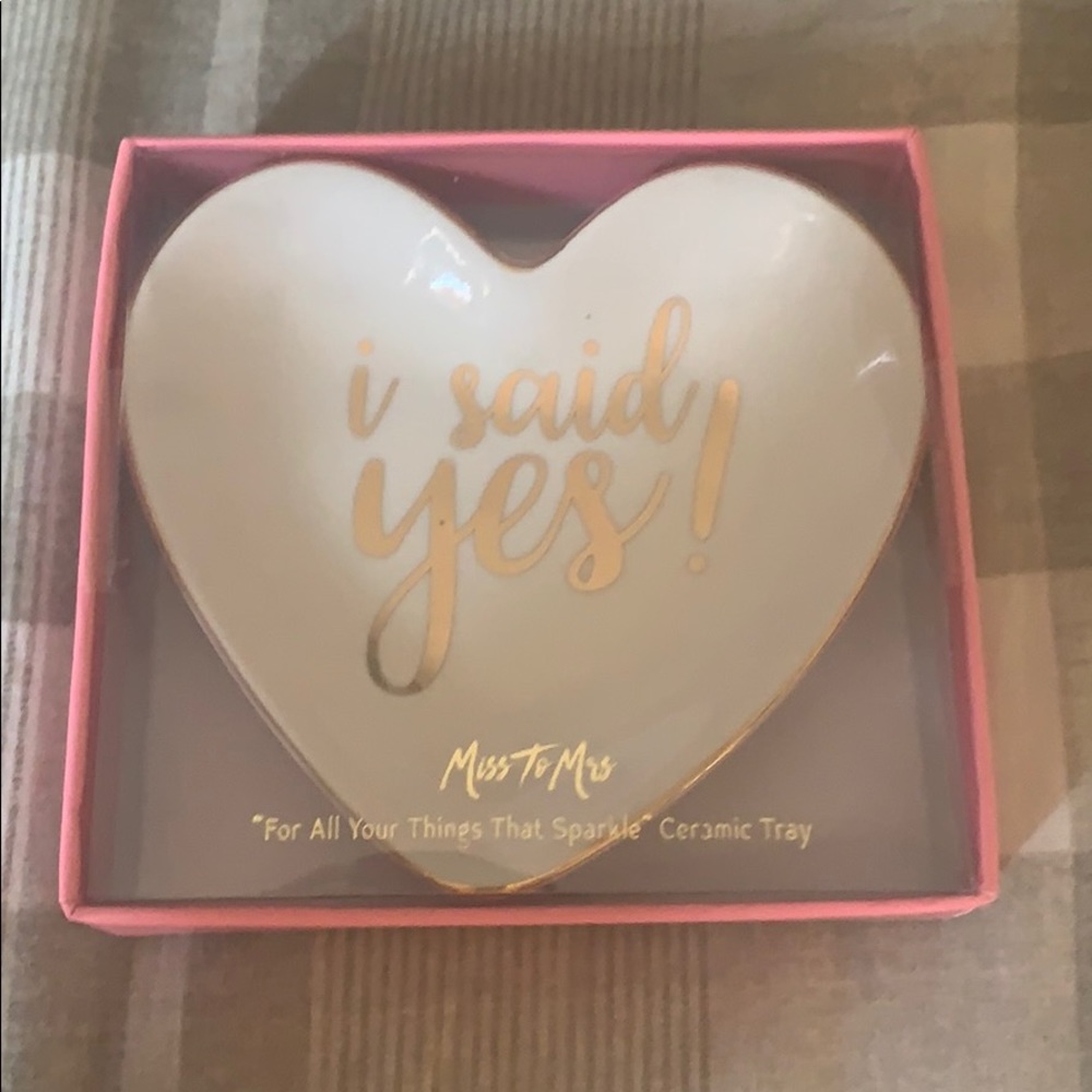 I said yes ring dish